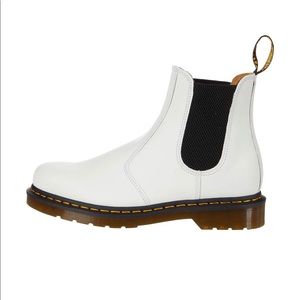 White Dr. Martens 2976 Chelsea boots